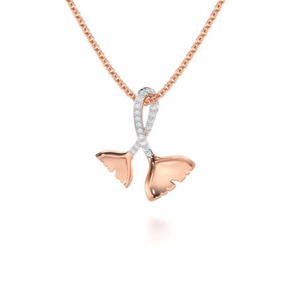 Little Prestige Silver Pendant - Rose Gold - Image 1