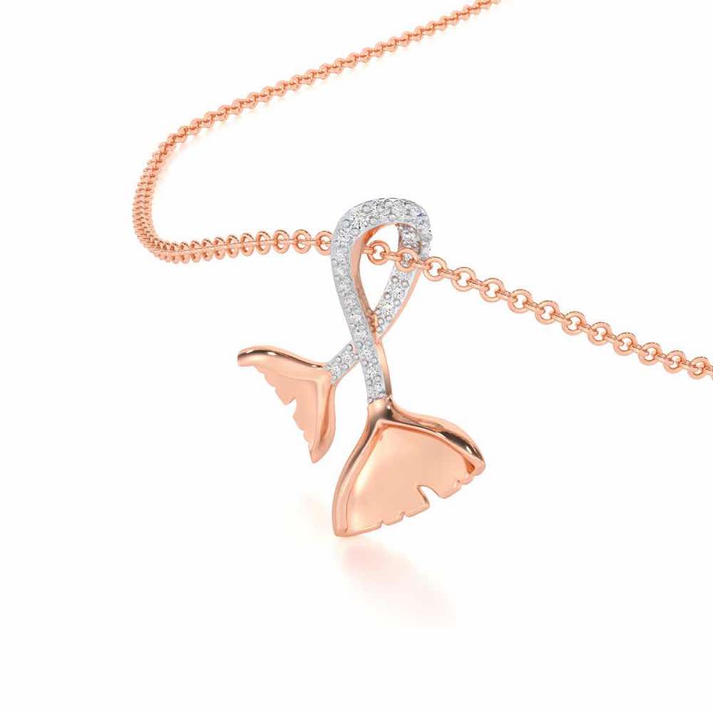 Little Prestige Silver Pendant - Rose Gold - Image 2