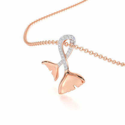 Little Prestige Silver Pendant - Rose Gold - Image 2