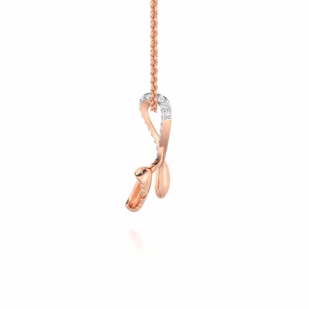 Little Prestige Silver Pendant - Rose Gold - Image 4