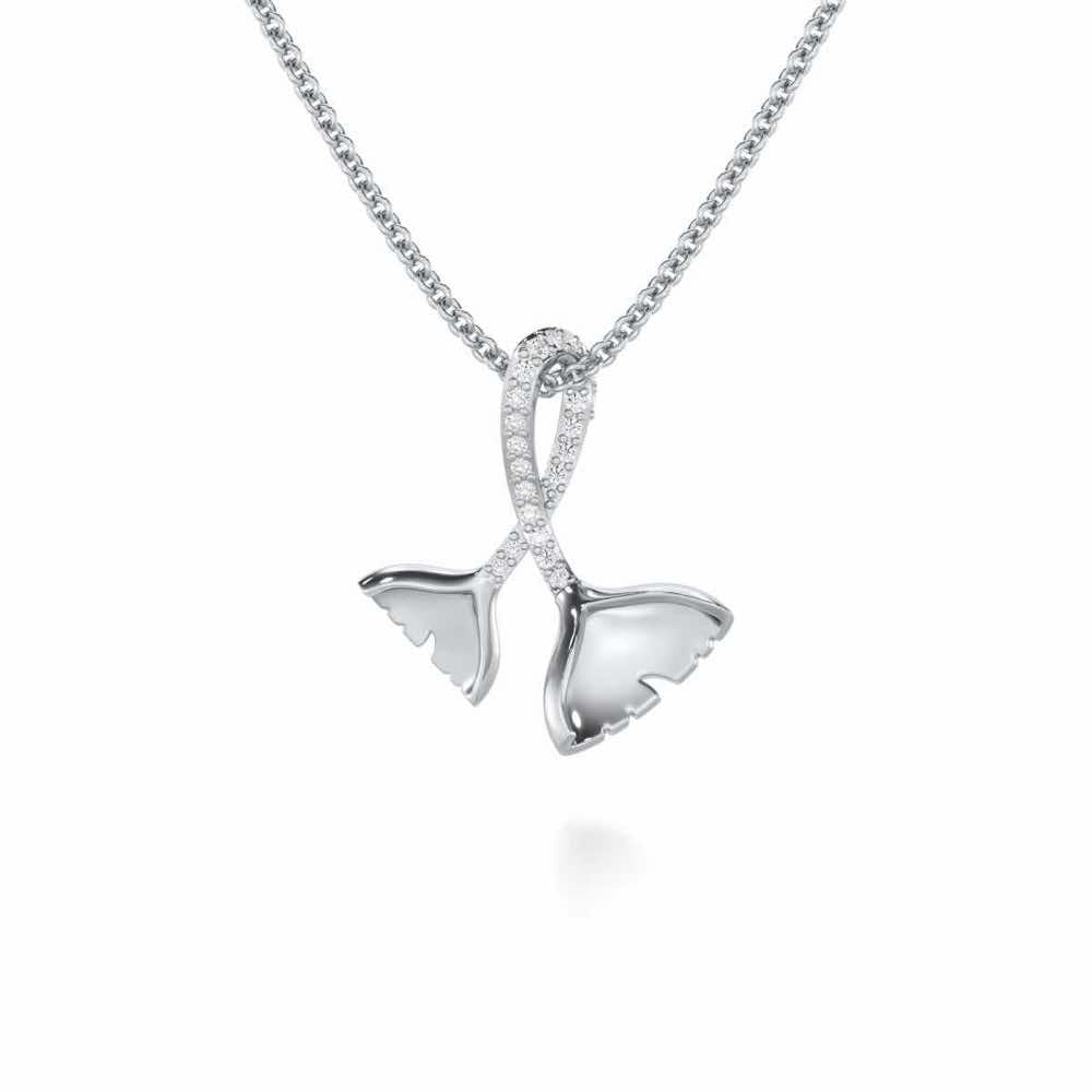 Little Prestige Silver Pendant - White Gold - Image 1
