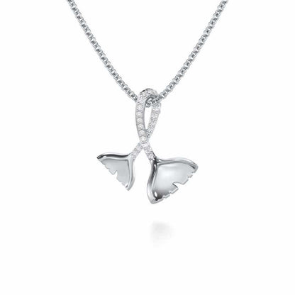 Little Prestige Silver Pendant - White Gold - Image 1