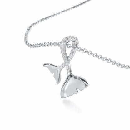 Little Prestige Silver Pendant - White Gold - Image 2