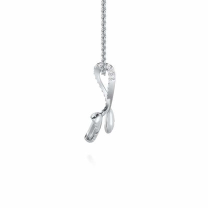 Little Prestige Silver Pendant - White Gold - Image 4
