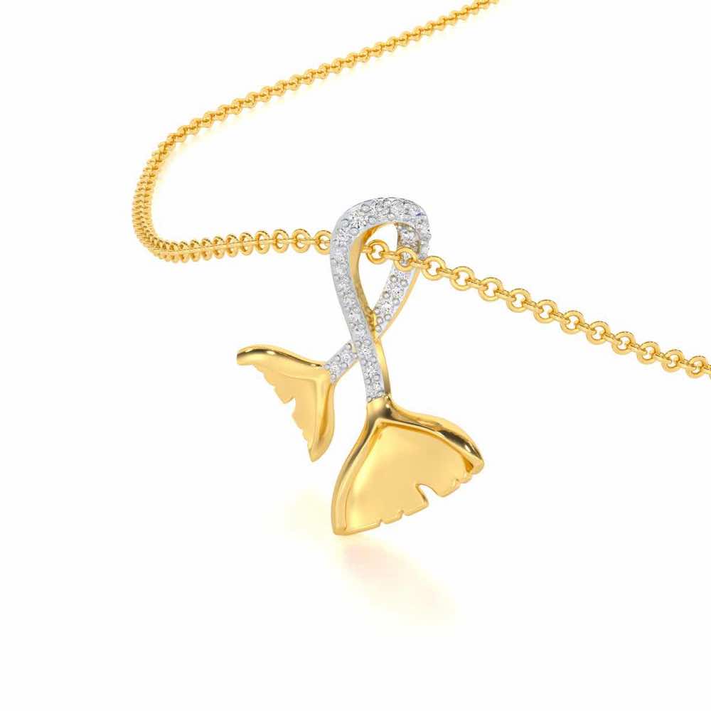 Little Prestige Silver Pendant - Yellow Gold - Image 2