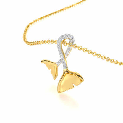 Little Prestige Silver Pendant - Yellow Gold - Image 2