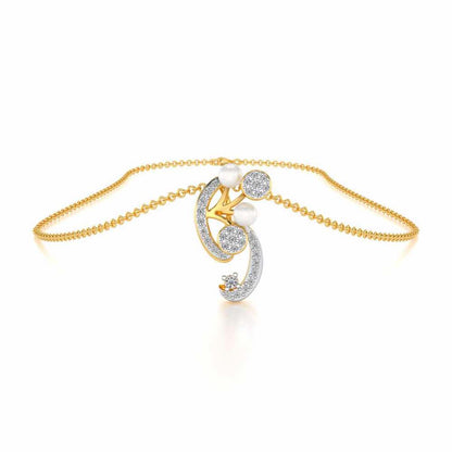 Little Shine Silver Pendant - Yellow Gold - Image 3
