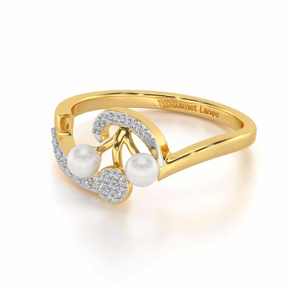 Little Shine Silver Ring - Yellow Gold - Image 2