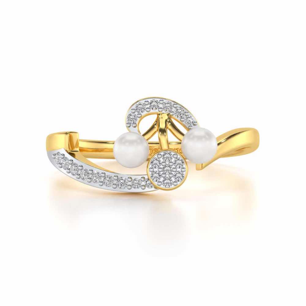 Little Shine Silver Ring - Yellow Gold - Image 4