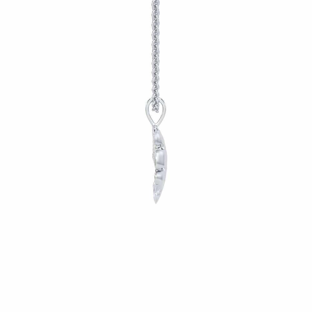 Little Wonder Silver Pendant - White Gold - Image 4