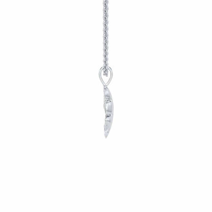 Little Wonder Silver Pendant - White Gold - Image 4