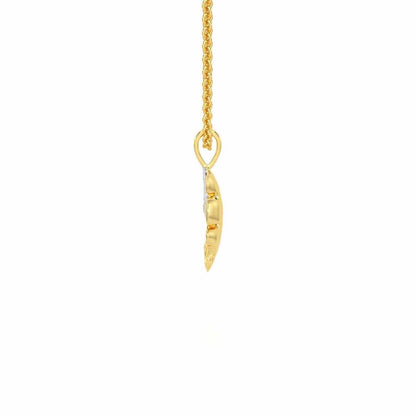Little Wonder Silver Pendant - Yellow Gold - Image 4