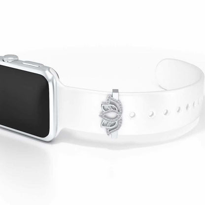 Lotus Shine Silver Watch Band - White Gold - Image 1