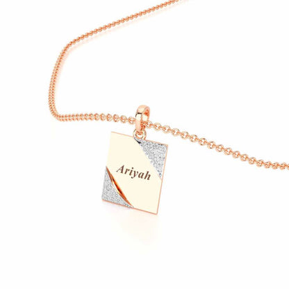 Love Proof Silver Pendant - Rose Gold - Image 2