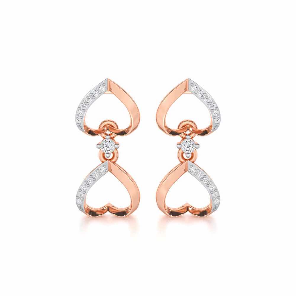 Love Tassel Silver Earrings