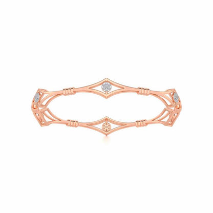 Lucid Silver Bangles - Rose Gold - Image 5