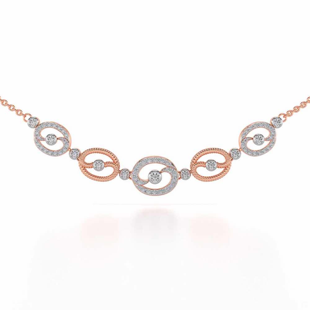 Luck All Silver Necklace - Rose Gold - Image 1