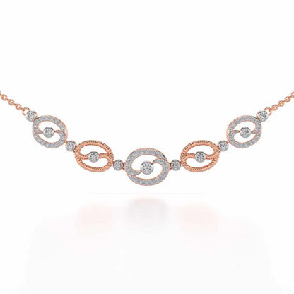 Luck All Silver Necklace - Rose Gold - Image 1