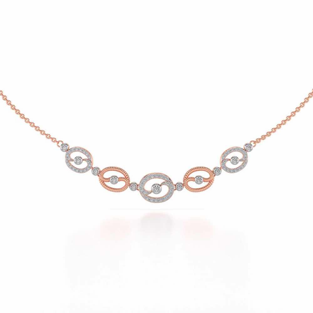 Luck All Silver Necklace - Rose Gold - Image 2