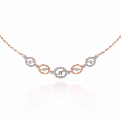 Luck All Silver Necklace - Rose Gold - Image 2