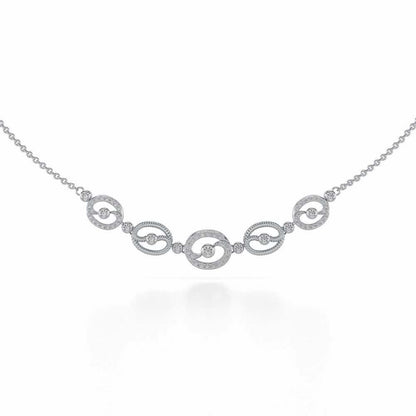 Luck All Silver Necklace - White Gold - Image 2