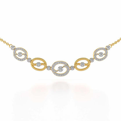 Luck All Silver Necklace - Yellow Gold - Image 1