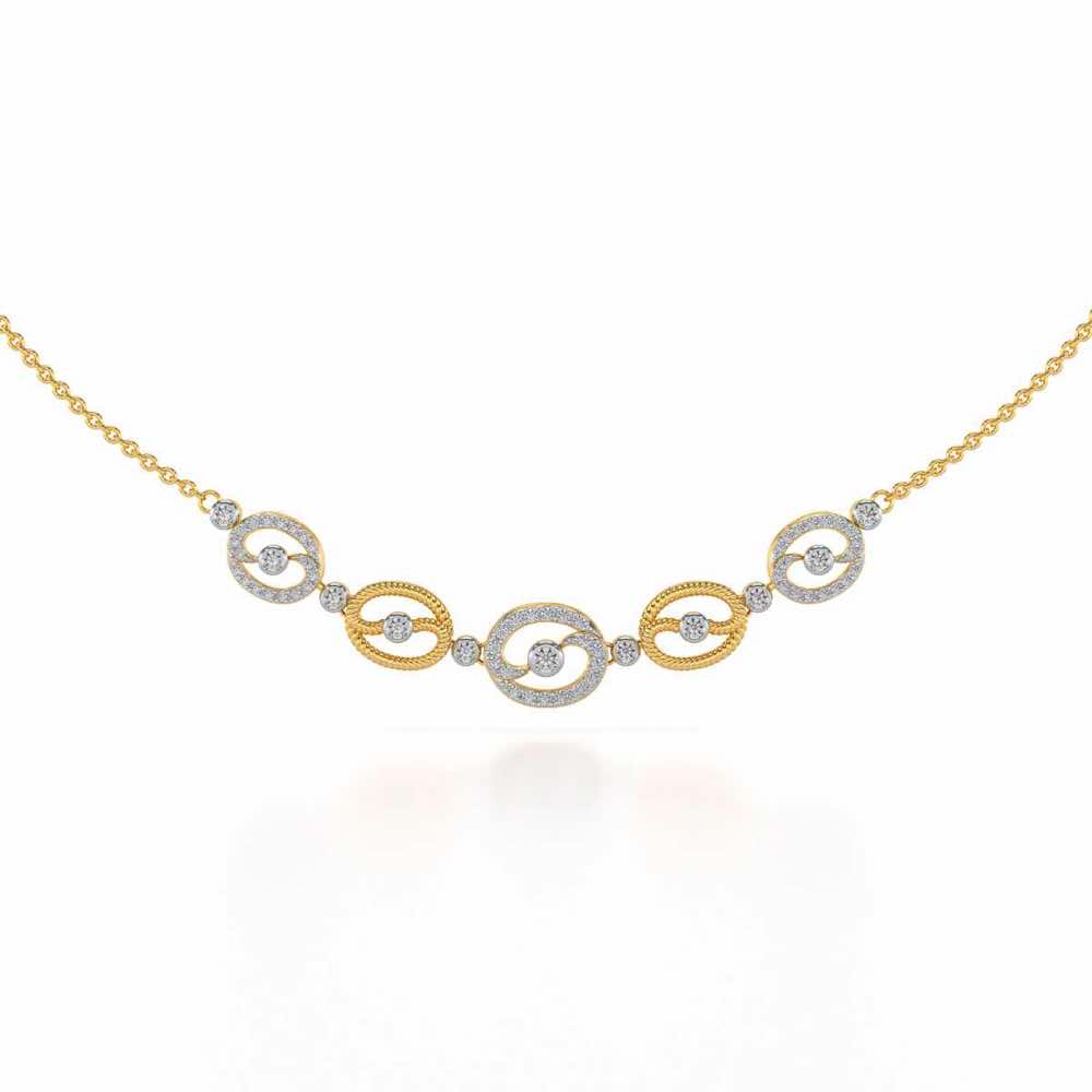 Luck All Silver Necklace - Yellow Gold - Image 2