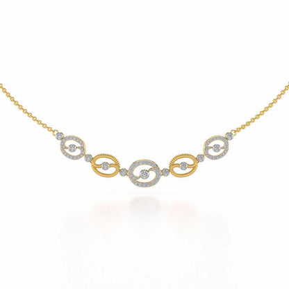 Luck All Silver Necklace - Yellow Gold - Image 2