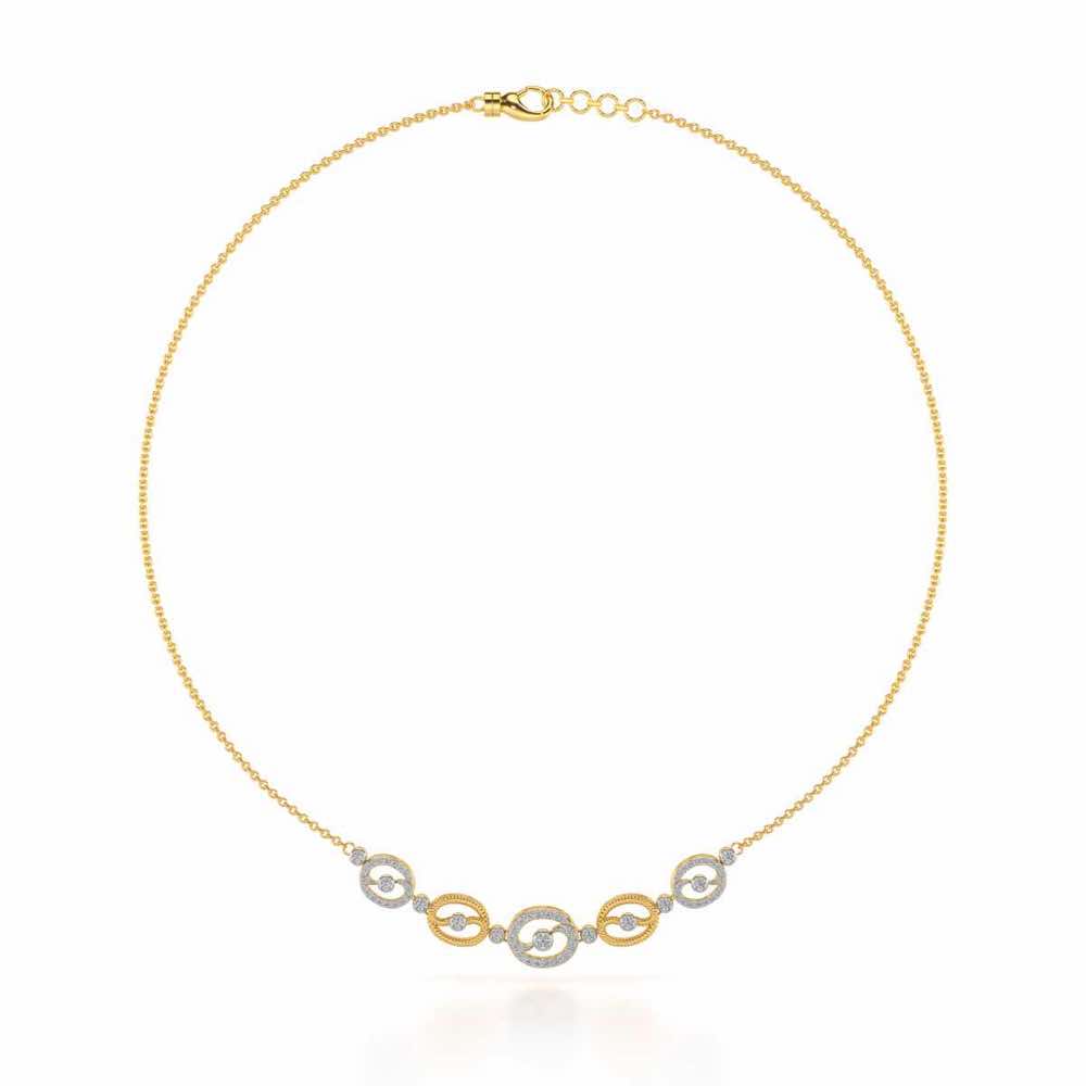 Luck All Silver Necklace - Yellow Gold - Image 3