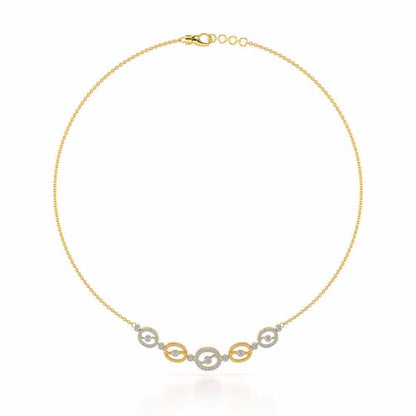 Luck All Silver Necklace - Yellow Gold - Image 3