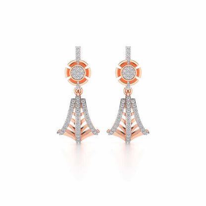 Luck Drops Earrings - Rose Gold - Image 1