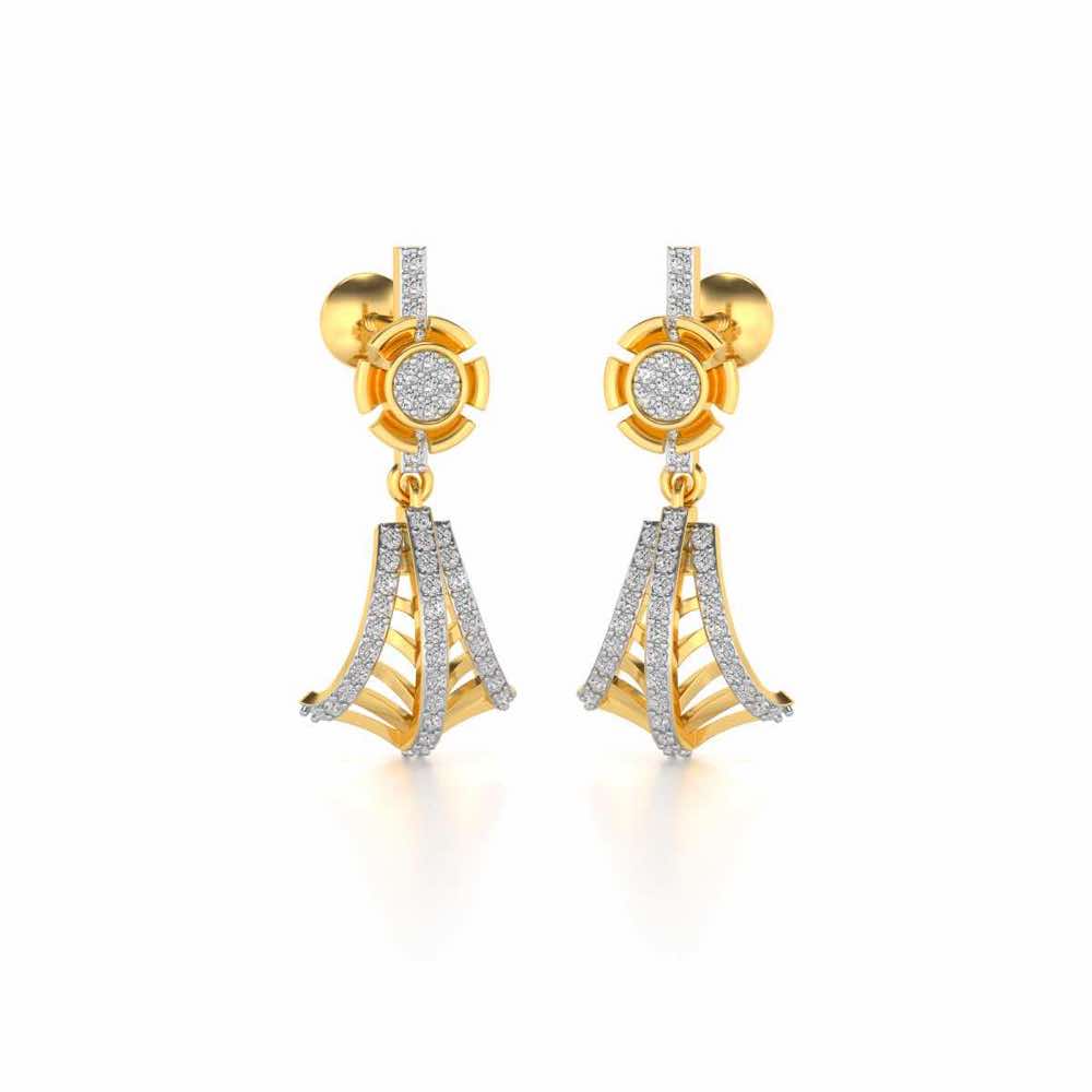 Luck Drops Earrings - Yellow Gold - Image 2