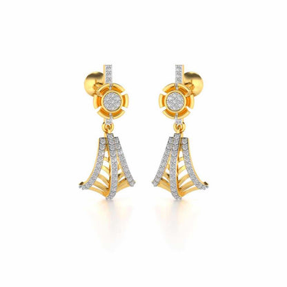 Luck Drops Earrings - Yellow Gold - Image 2