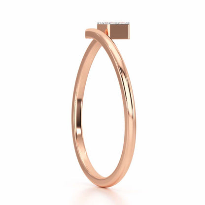 Luminance Silver Ring - Rose Gold - Image 3
