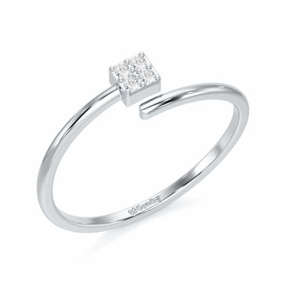 Luminance Silver Ring - White Gold - Image 1
