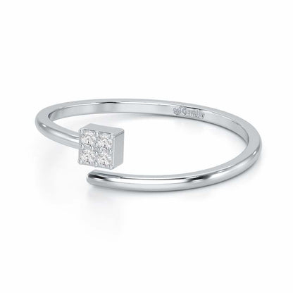 Luminance Silver Ring - White Gold - Image 2