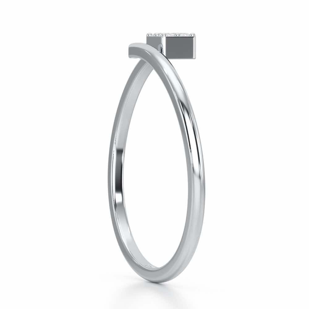 Luminance Silver Ring - White Gold - Image 3