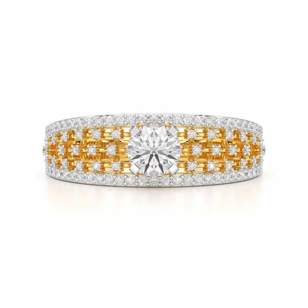 Luminous Elegance Solitaire Ring - Yellow Gold - Image 4