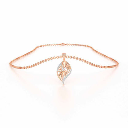 Lustrous Twilight Silver Pendant - Rose Gold - Image 3