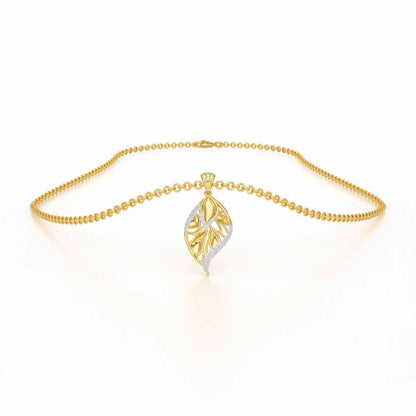 Lustrous Twilight Silver Pendant - Yellow Gold - Image 3