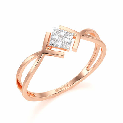 Luxe Protection Silver Ring - Rose Gold - Image 1