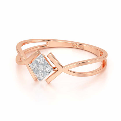 Luxe Protection Silver Ring - Rose Gold - Image 2