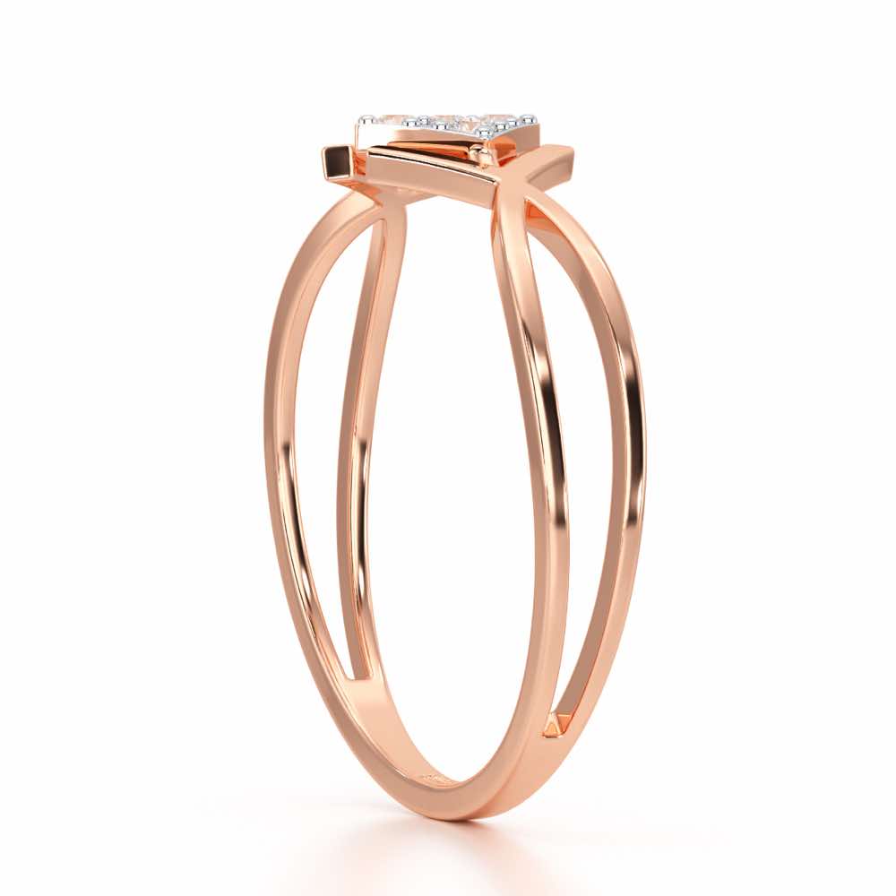 Luxe Protection Silver Ring - Rose Gold - Image 3