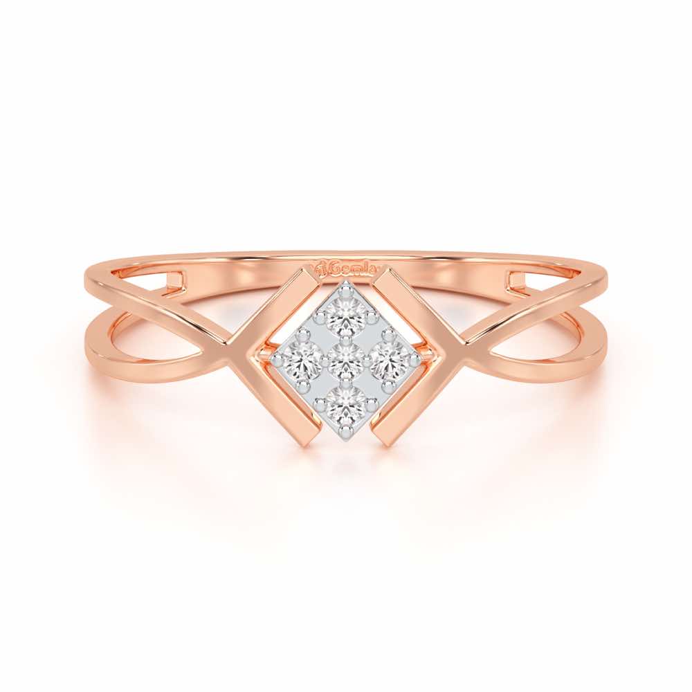 Luxe Protection Silver Ring - Rose Gold - Image 4