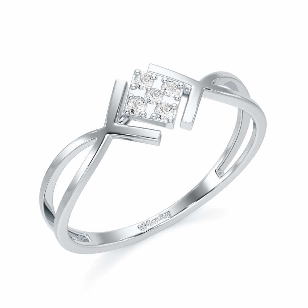 Luxe Protection Silver Ring - White Gold - Image 1