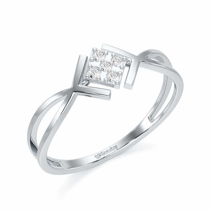 Luxe Protection Silver Ring - White Gold - Image 1