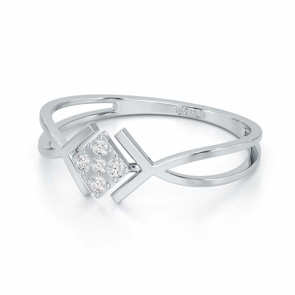 Luxe Protection Silver Ring - White Gold - Image 2