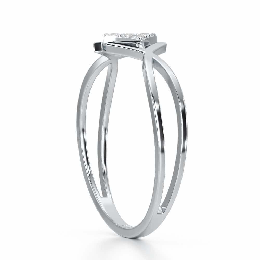 Luxe Protection Silver Ring - White Gold - Image 3