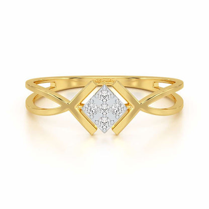 Luxe Protection Silver Ring - Yellow Gold - Image 4