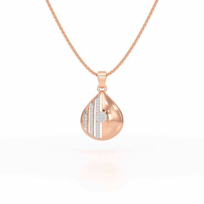 Madalian Silver Pendant - Rose Gold - Image 1